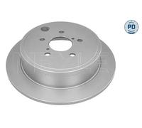 2x Brake disc Rear Axle solid 34-15 523 0006/PD MEYLE for SUBARU TOYOTA