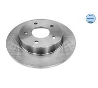 2x Brake disc Rear Axle solid 36-15 523 0022 MEYLE for NISSAN ALMERA TINO
