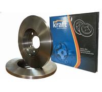 2x Brake disc Rear Axle solid 6055065 KRAFT AUTOMOTIVE for RENAULT ESPACE Mk III