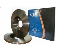 2x Brake disc Rear Axle solid 6056801 KRAFT AUTOMOTIVE for ALFA ROMEO JEEP FIAT