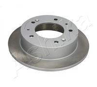 2x Brake disc Rear Axle solid 61-00-010C ASHIKA for TATA ARIA