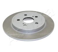 2x Brake disc Rear Axle solid 61-02-241C ASHIKA for TOYOTA SUBARU LEXUS