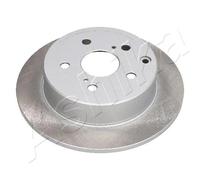 2x Brake disc Rear Axle solid 61-02-242C ASHIKA for TOYOTA AVENSIS