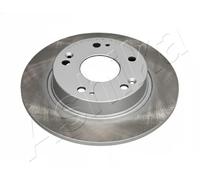 2x Brake disc Rear Axle solid 61-04-412C ASHIKA for HONDA CIVIC VIII Saloon