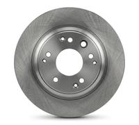 2x Brake disc Rear Axle solid 61-04-420C ASHIKA for HONDA LEGEND Mk III