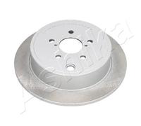 2x Brake disc Rear Axle solid 61-07-708C ASHIKA for SUBARU TOYOTA