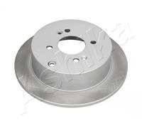 2x Brake disc Rear Axle solid 61-0H-001C ASHIKA for HYUNDAI KIA