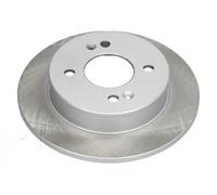 2x Brake disc Rear Axle solid 61-0H-H14C ASHIKA for HYUNDAI i10 II i10 III