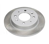 2x Brake disc Rear Axle solid 61-0K-K07C ASHIKA for KIA CERATO I Saloon