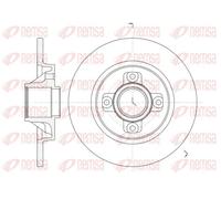 2x Brake disc Rear Axle solid 61058.00 REMSA for CITROËN PEUGEOT