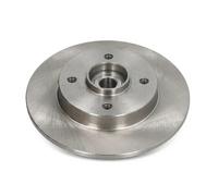 2x Brake disc Rear Axle solid 610618C JAPKO for PEUGEOT CITROËN