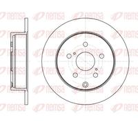 2x Brake disc Rear Axle solid 61088.00 REMSA for TOYOTA MERCEDES-BENZ