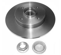2x Brake disc Rear Axle solid 6110018 METZGER for CITROËN PEUGEOT DS