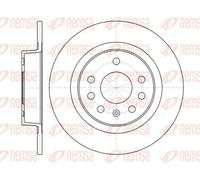 2x Brake disc Rear Axle solid 61317.00 REMSA for OPEL ZAFIRA / ZAFIRA FAMILY B