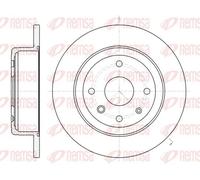 2x Brake disc Rear Axle solid 61321.00 REMSA for CHEVROLET EPICA