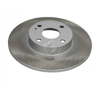 2x Brake disc Rear Axle solid 61322C JAPKO for MAZDA 323 S Mk VI Saloon