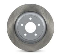 2x Brake disc Rear Axle solid 61323C JAPKO for MAZDA 5