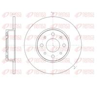 2x Brake disc Rear Axle solid 61390.00 REMSA for ALFA ROMEO MITO