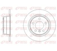 2x Brake disc Rear Axle solid 61450.00 REMSA for BMW 1 Sports Hatch 2 Coupe