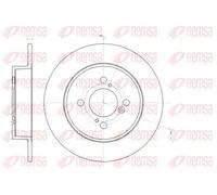 2x Brake disc Rear Axle solid 61483.00 REMSA for SUZUKI SWIFT III