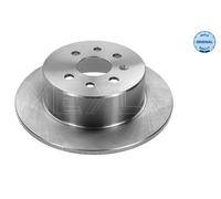 2x Brake disc Rear Axle solid 615 523 6009 MEYLE for OPEL VECTRA B Hatchback