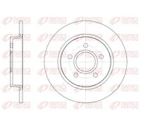 2x Brake disc Rear Axle solid 61503.00 REMSA for FORD FOCUS III Saloon FOCUS III
