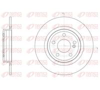 2x Brake disc Rear Axle solid 61523.00 REMSA for MERCEDES-BENZ CLA Coupe