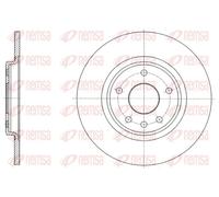 2x Brake disc Rear Axle solid 61559.00 REMSA for FIAT LANCIA DODGE