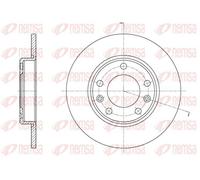 2x Brake disc Rear Axle solid 61585.00 REMSA for PEUGEOT 308 II 308 SW II