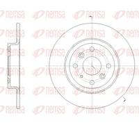 2x Brake disc Rear Axle solid 61660.00 REMSA for MAZDA MX-5 IV MX-5 RF Targa