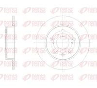 2x Brake disc Rear Axle solid 61666.00 REMSA for SUZUKI SX4 S-CROSS