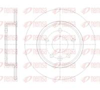 2x Brake disc Rear Axle solid 61792.00 REMSA for OPEL ASTRA K