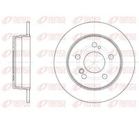 REMSA REAR 2 X BRAKE DISC 619400 FOR MERCEDES-BENZ