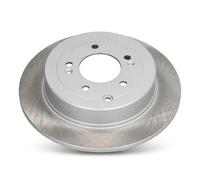 2x Brake disc Rear Axle solid 61H18C JAPKO for HYUNDAI KIA