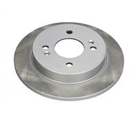 2x Brake disc Rear Axle solid 61K02C JAPKO for KIA HYUNDAI