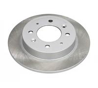 2x Brake disc Rear Axle solid 61K07C JAPKO for KIA CERATO I Saloon