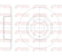 2x Brake disc Rear Axle solid 62098.00 REMSA for SEAT AUDI SKODA VW