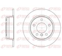 2x Brake disc Rear Axle solid 6284.00 REMSA for BMW 3 3 Coupe 3 Convertible