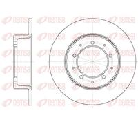 2x Brake disc Rear Axle solid 6333.00 REMSA for LAND ROVER RANGE ROVER 110/127