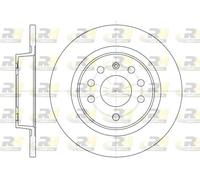 2x Brake disc Rear Axle solid 6688.00 ROADHOUSE for SAAB FIAT OPEL CADILLAC