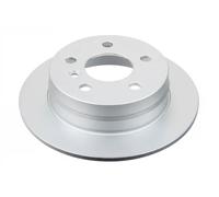 2x Brake disc Rear Axle solid 672530 VALEO for MERCEDES-BENZ A-CLASS