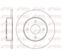 2x Brake disc Rear Axle solid 6788.00 REMSA for NISSAN PRIMERA PRIMERA Hatchback