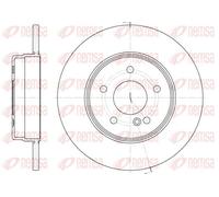 REMSA REAR 2 X BRAKE DISC 680100 FOR MERCEDES-BENZ