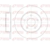 2x Brake disc Rear Axle solid 6820.00 REMSA for NISSAN ALMERA TINO PRIMERA