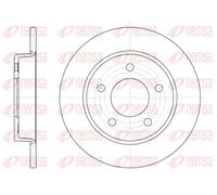 2x Brake disc Rear Axle solid 6906.00 REMSA for MAZDA 3 Saloon 3