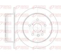 2x Brake disc Rear Axle solid 6911.00 REMSA for LEXUS RX