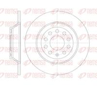 2x Brake disc Rear Axle solid 6969.00 REMSA for AUDI A6 C6 A6 C6 Avant