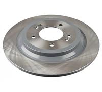 2x Brake disc Rear Axle solid ADG043222 BLUE PRINT for HYUNDAI KIA
