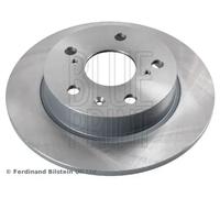 Blue Print Carbon Pair of Solid Painted Brake Disc Rotor ADK84345 fits REAR