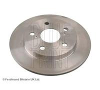 2x Brake Discs Pair Solid fits TOYOTA COROLLA E15 1.4 Rear 06 to 13 4ZZ-FE 259mm